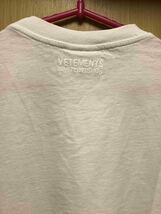 正規 新品 20AW VETEMENTS ヴェトモン Love is ... US Tシャツ S UAH21TR686_画像7