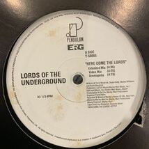 LORDS OF THE UNDERGROUND / HERE COME THE LORDS / LORD JAZZ HIT ME ONE TIME / 中古レコード_画像1