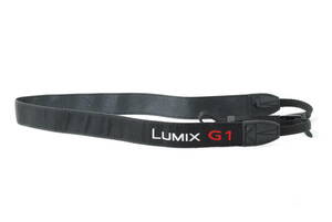 ☆LUMIX G1 カメラ ストラップ 黒色(ブラック)×白色(ホワイト)×赤色(レッド)2.5cm幅 ルミックス ミラーレス一眼 Panasonic Camera Strap