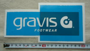 Gravis Sticker グラビス ステッカー スノーボード サーフィン SB SNOW SURF レターパックライト ゆうパケット（おてがる版） 同梱発送可 h