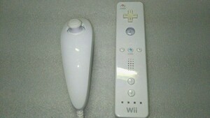 wiiリモコンとヌンチャクセット「白」『動作OK』クリーニング済み!今だけ激安!正規品