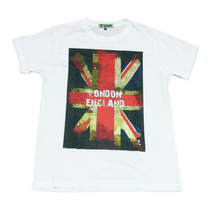 イギリス ロンドン イングランド 国旗 ユニオンジャック 人気 ストリート系 デザインTシャツ おもしろTシャツ メンズ 半袖★M610M