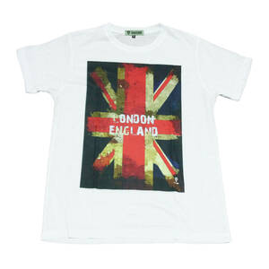 イギリス ロンドン イングランド 国旗 ユニオンジャック 人気 ストリート系 デザインTシャツ おもしろTシャツ メンズ 半袖★M610XL