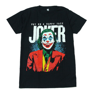 ジョーカー JOKER ホアキンフェニックス ジョーカー誕生 ストリート系 デザインTシャツ おもしろTシャツ メンズ 半袖★tsr0481-blk-m