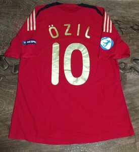 [値下げ交渉] ユーロ09 U-21 ドイツ代表 エジル 【選手用】 adidas 検)UEFA EURO SWEDEN GERMANY PLAYER SHIRT OZIL ARSENAL REAL MADRID