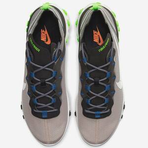 ■ナイキ リアクト エレメント 55 SE グレー/シルバー/ブラック／ネオングリーン 新品 27.0cm US9 NIKE REACT ELEMENT 55 SE