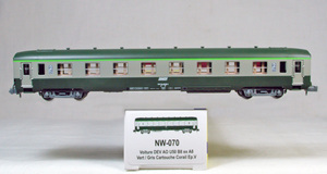 REE-MODELES #NW-070 SNCF( France National Railways ) DEV type AO passenger car B8 1 etc. ..2 etc. car C160( green | gray )