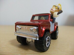 所さん☆トコロさん　マッチボックス　ＦＯＲＤ　ＢＲＯＮＣＯ　赤メタ　長さ約７２ｍｍ