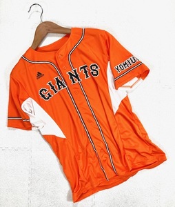 C3 美品 adidas アディダス ★GIANTS ジャイアンツ 応援ユニフォーム ウェア 野球 半袖 オレンジ size L プロ野球グッズ 綺麗 おすすめ◎