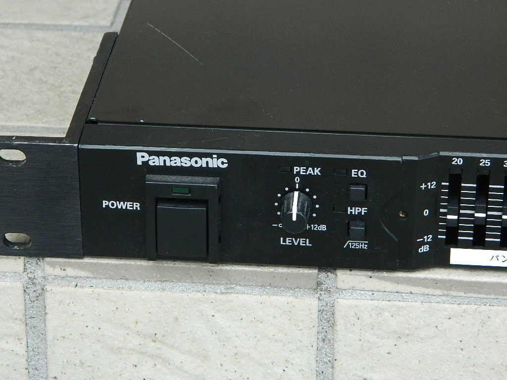 Panasonic RAMSA グラフィックイコライザー : WZーAE32 (ジャンク扱い)-