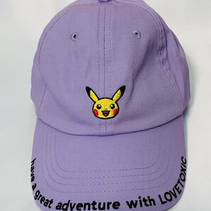 【新品】 ラブトキ ポケモン コラボ ピカチュウ フェイスデザイン キャップ