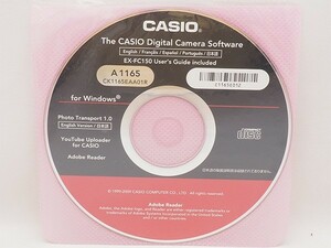  unopened CASIO Digital Camera Software EX-FC150 CD-ROM Casio tube 12705