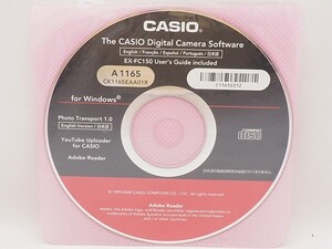  unopened CASIO Digital Camera Software EX-FC150 CD-ROM Casio tube 12705