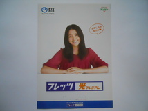カタログ2009年2月版：長澤まさみ：　『NTT西日本　フレッツ光プレミアム　カタログ』_画像1