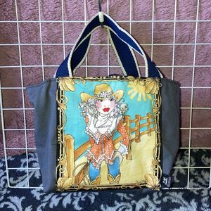 セール★巾着ミニトートバッグ ロラライハリス カウガール ハンドメイド