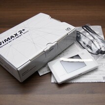 UQ WiMAX2+ Speed Wi-Fi NEXT WX05 NEC [ピュアホワイト]_画像1