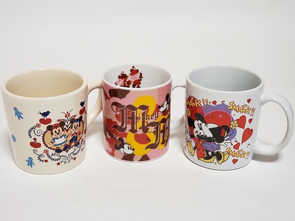 ミッキー&ミニー マグカップ 3個セット(P77)