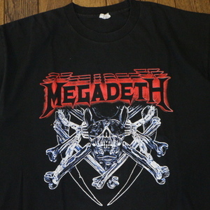 MEGADETH メガデス Tシャツ XL ブラック Killing Is My Business スカル ロゴ メタル ロック バンド metallica slayer anthrax