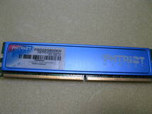 PC2－6400　　800MHZ　1G　PATRIOT　　メモリー　1枚　中古_画像1