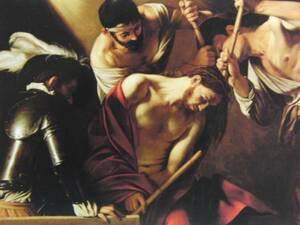 Art hand Auction caravaggio, Cristo coronado de espinas, pinturas raras de libros de arte, Nuevo con marco, saltar, cuadro, pintura al óleo, retrato