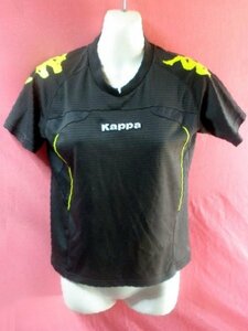 ＵＳＥＤ キッズ Kappa スポーツシャツ サイズ１３０ 黒/イエロー系