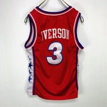 NBA 76ers IVERSON ユニフォーム Mサイズ アレン アイバーソン NIKE ナイキ SIXERS シクサーズ ゲームシャツ 刺繍 バスケ_画像3