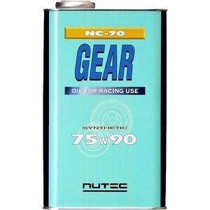 【 何缶でも送料無料！ 】正規品　NUTEC ギアオイル NC-70 【75W90】2 L缶　★非売品 ・純正NUTECステッカー付き★