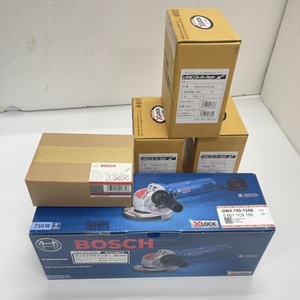 【即決】BOSCH X-LOCK 125Φ ディスクグラインダ GWX750-125S レジボン 切断砥石 150枚付セット 新品