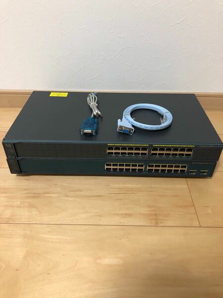 【CCNA、CCNP】2台Cisco L3L2スイッチ3560、2960