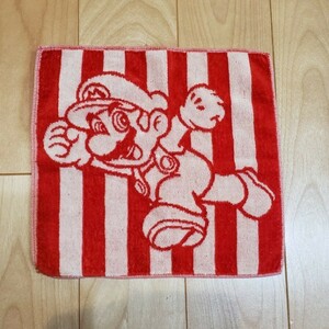 club Nintendo　スーパーマリオ　タオルハンカチ　マリオ　中古