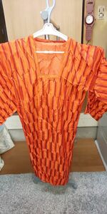 [ attire ] feather woven orange height 125.. width 57 Japanese clothes 