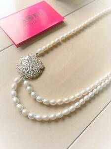  new goods *KAORU necklace pearl long necklace 2 ream also marks liekaoru* guarantee equipped 