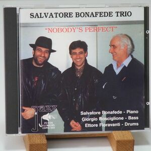 【オススメ！】サルヴァトーレ・ボナフェデ　SALVATORE BONAFEDE TRIO　NOBODYS PERFECT　ピアノ・トリオ　内容良し・音良し！
