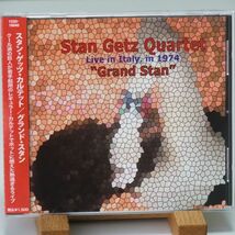 【ワン・ホーン】スタン・ゲッツ　STAN GETZ QUARTET　LIVE IN ITALY, IN 1974　GRAND STAN　GEORGE MRAZ　BILLY HART　AL DAILY_画像1