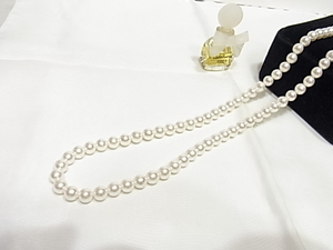 ♪イミテーションパール　人工真珠　綺麗な粒　ヴィンテージ/ビンテージ　どのようなファッションでも合わせやすい　ネックレス