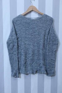 at0763/melple ワッフルニットセーター メイプル