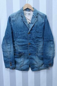 at0768/KATO б/у обработка Denim tailored jacket Kato 