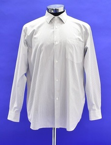COMOLI (コモリ) SHIRT コモリシャツ L/S Long-sleeve Cotton Shirt レギュラーカラーロングスリーブ 長袖 DRESS ドレス PIN STRIPE 2