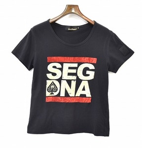 SMACK ENGINEER（スマックエンジニア）SEG DNA TEE Tシャツ 半袖 スカル スペード LOGO ロゴ クルーネック プリントT-SHIRT ROCK ロックM