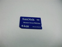 SanDisk　4GB　メモリースティックプロデュオ フォーマット済み　送料63円～　memory stick pro duo_画像1