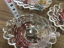 昭和レトロ 　カップグラス＆ソーサー　グレープ柄　５客_画像5