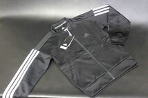 adidas/アディダス ジュニア ジャージジャケット ブラック サイズ140 GOS02★送料520円_画像2