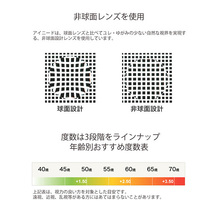 即日発送 ブルーライトカット 老眼鏡 ブラック 2.5 リーディンググラス お洒落 軽い ぶらさげ ネックレス マグネット式 メンズ レディース_画像9