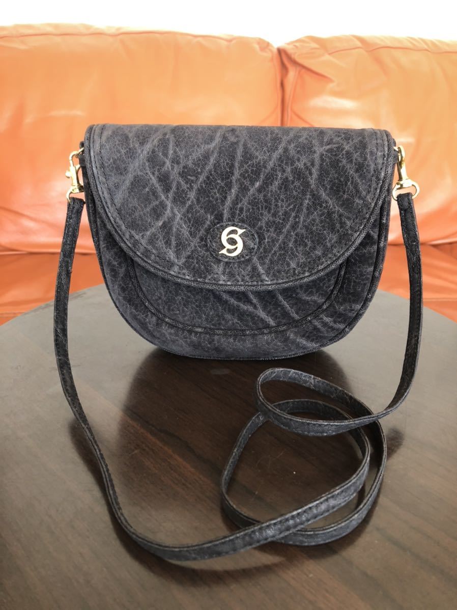 激安お買い上げ 象革 ゾウ革 エレファントレザー ショルダーバッグ