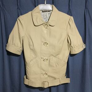 ZARA trf;【訳あり品】サファリジャケット(半袖) Size S