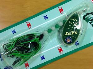 ★OXBORO★　オックスボロ　インライン　スピナー　NFL　JETS　ナショナルフットボールリーグ　ニューヨーク・ジェッツ　#21-365