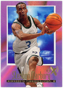 Timberwolves △ Stephon Marbrey Stephon Marbury/1996-97 Skybox E-X2000 RC 42!