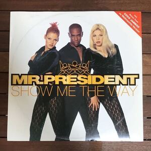 【reggae-pop】Mr.President / Show Me The Way _ coco jambo - christmas version［12inch］オリジナル盤《2-1-56》