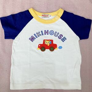 新品　ミキハウス Tシャツ　70-80 コットン　半袖　MIKI HOUSE