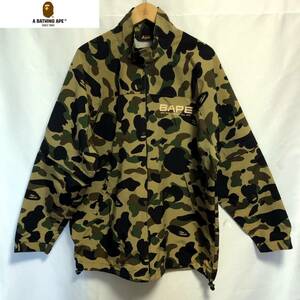  90'S ビンテージ A BATHING APE エイプカモフラ柄ナイロンブルゾン